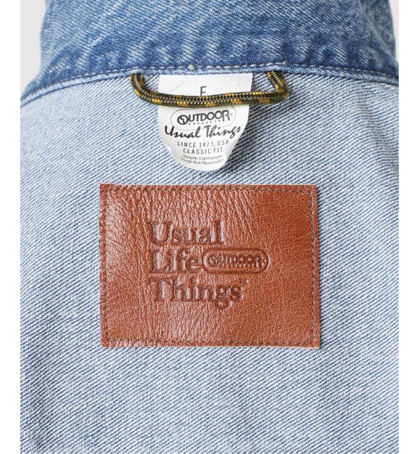 OUTDOOR PRODUCTS Usual Things「ULTデニム1PKTオーバートラッカージャケット」|デニムジャケット|