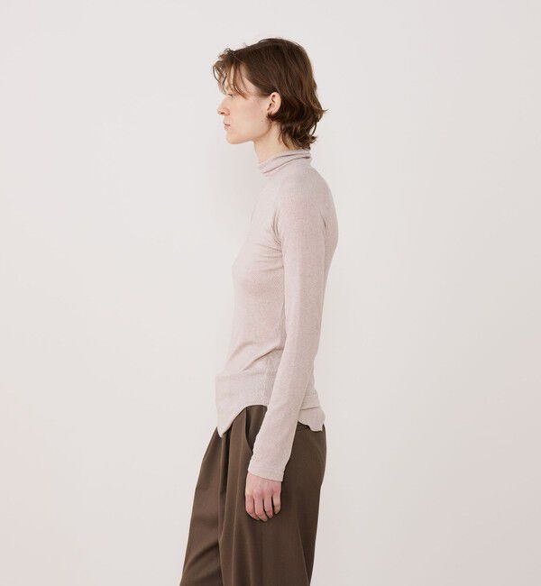 GALERIE VIE「レーヨンカシミヤジャージー ハイネックプルオーバー」|Tシャツ・カットソー|