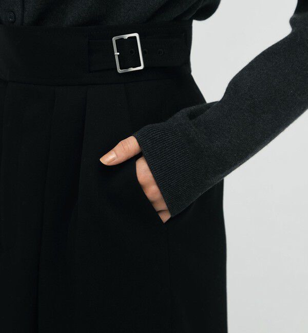 CABaN「ウールギャバジン グルカスカート」|スカート|