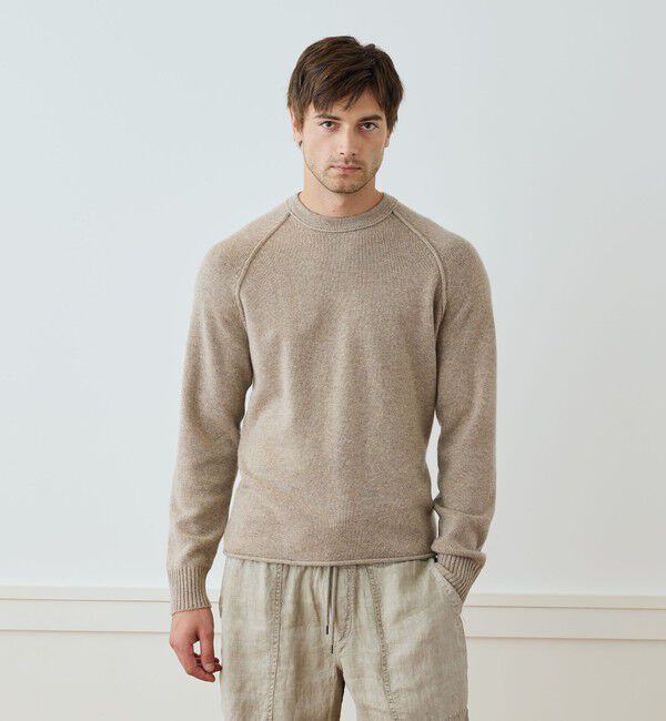 JAMES PERSE「リサイクルカシミヤ ラグランスリーブプルオーバー MRBC3718」|ニット・セーター|