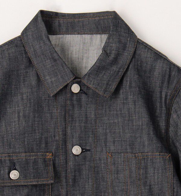 GALERIE VIE「ステイブルーデニム 4ポケット カバーオールジャケット」|デニムジャケット|