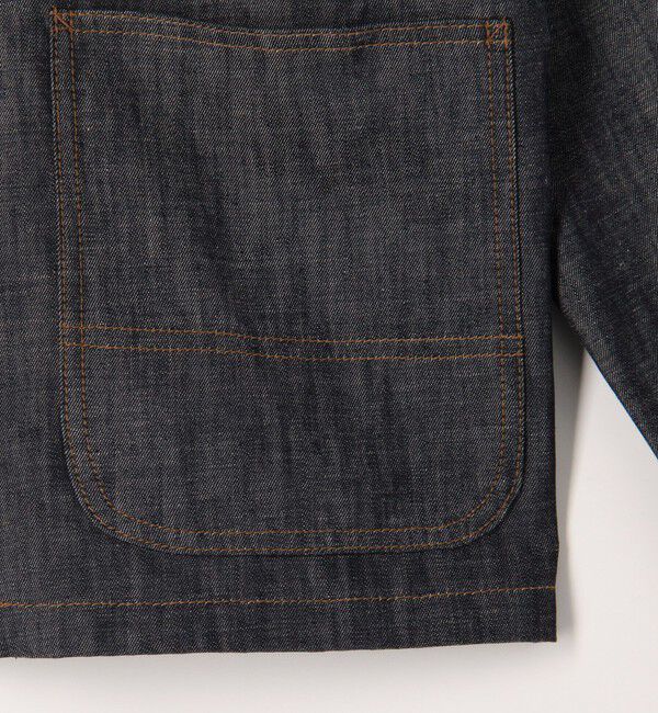 GALERIE VIE「ステイブルーデニム 4ポケット カバーオールジャケット」|デニムジャケット|