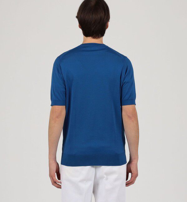 TOMORROWLAND BUYING WEAR「JOHN SMEDLEY KEMPTON コットン クルーネックニット」|ニット・セーター|