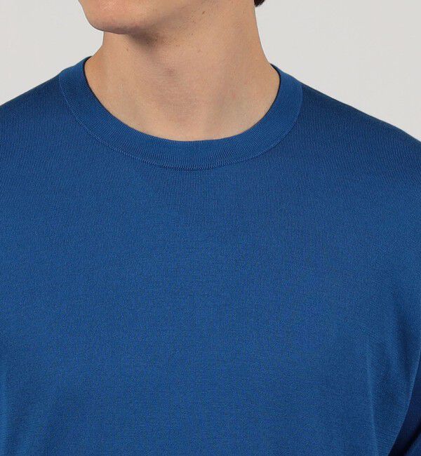 TOMORROWLAND BUYING WEAR「JOHN SMEDLEY KEMPTON コットン クルーネックニット」|ニット・セーター|