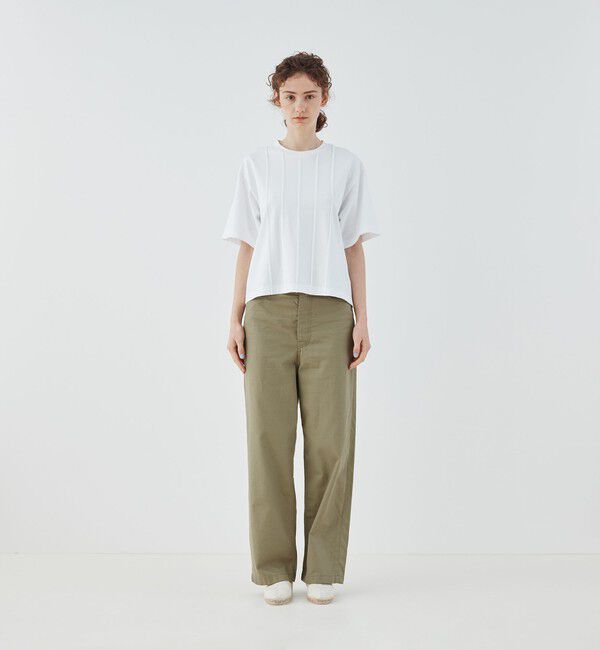 GALERIE VIE「コンパクトジャージー ワイドプルオーバー」|Tシャツ・カットソー|