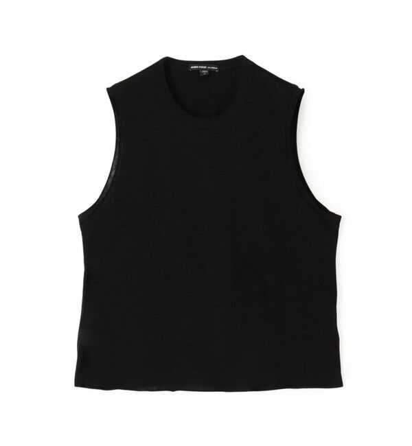 JAMES PERSE「コットンリネンシルク スリーブレスプルオーバー WNMJ3148」|タンクトップ|19 ブラック