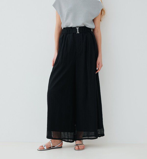 GALERIE VIE「リノカラミ ワイドイージーパンツ」|その他|