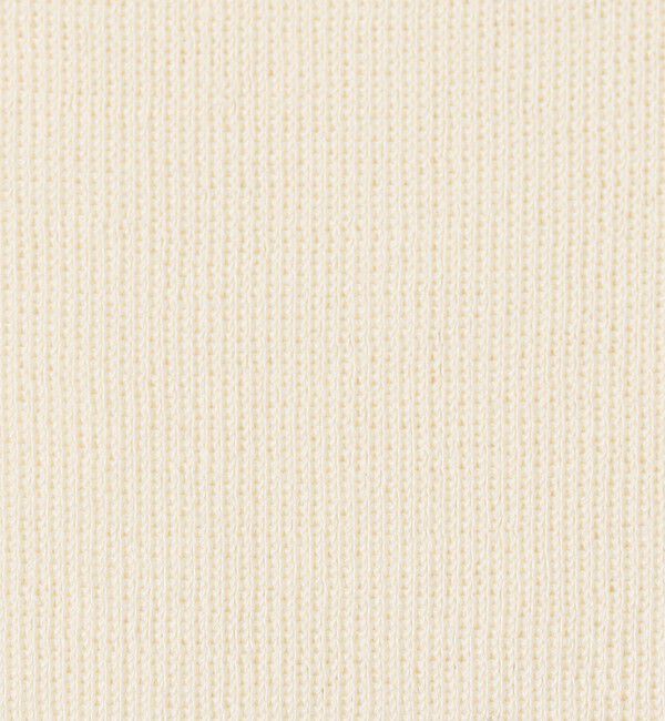 Ballsey「マテリアルコンビ フリルカラーノースリーブプルオーバー」|ニット・セーター|