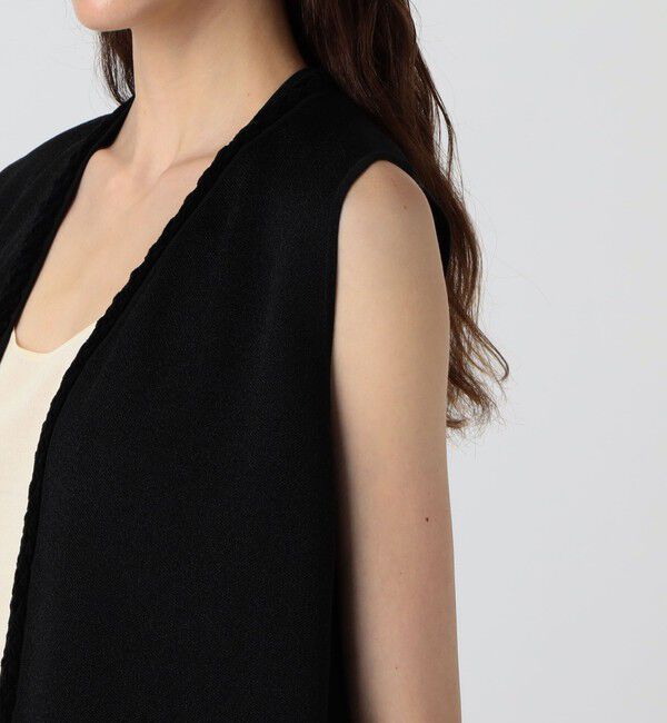 Ballsey「プレーンジャカード ロングジレ」|ベスト・ジレ|