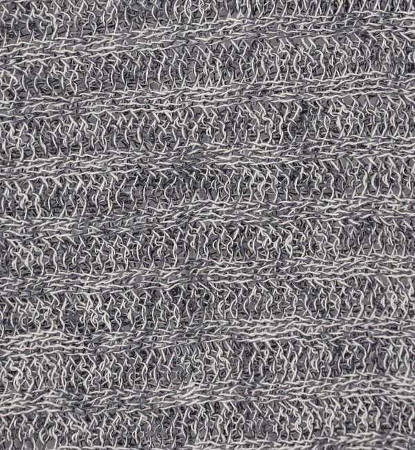 GALERIE VIE「コットンリネンムリネ ハーフスリーブプルオーバー」|ニット・セーター|