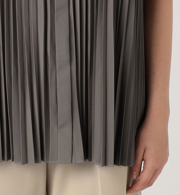 Ballsey「スパンブロード フロントドレープブラウス」|シャツ・ブラウス|