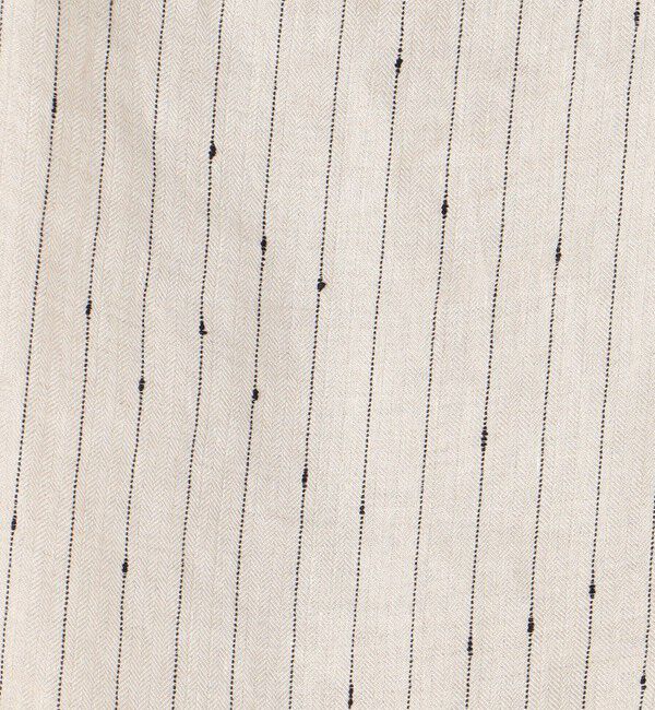 GALERIE VIE「リネンシルクノットストライプ ラップマキシスカート」|タイト|