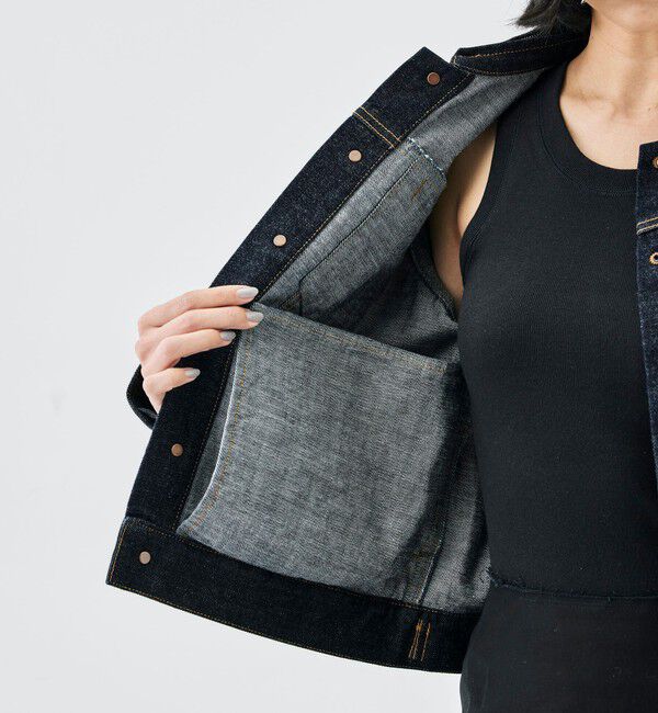 Edition「【WEB先行予約】インディゴデニム ブルゾン」|デニムジャケット|