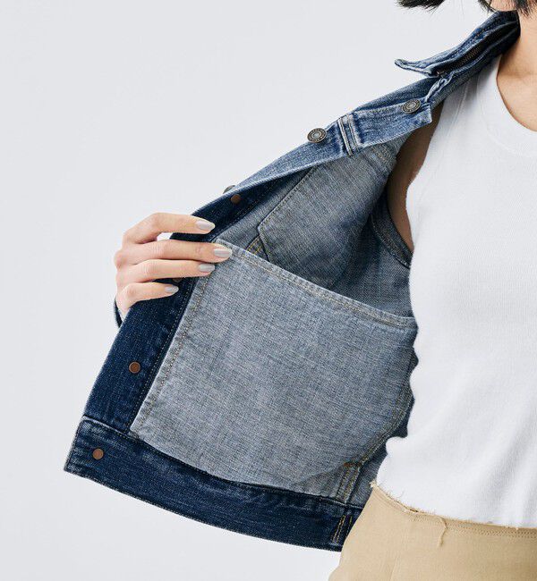 Edition「【WEB先行予約】インディゴデニム ブルゾン」|デニムジャケット|