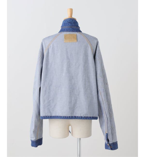  「TAAKK SCULPTURAL EMBROIDERY DENIMBLOUSON TA26SS-BL030：デニムブルゾン」|その他|