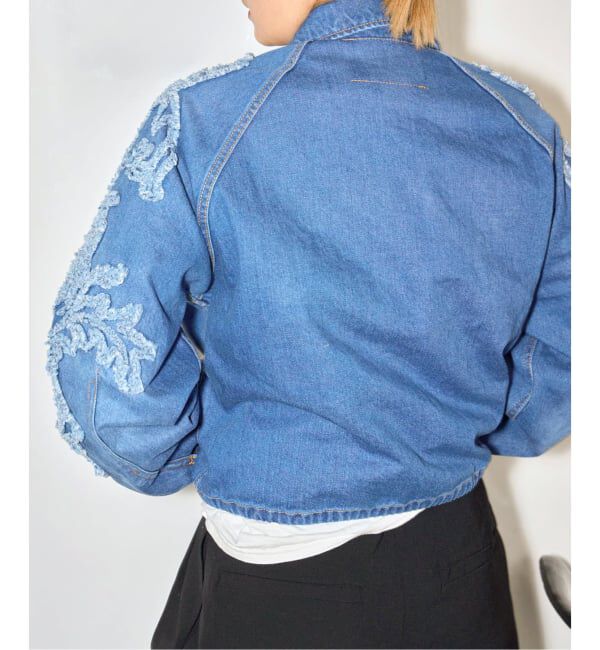  「TAAKK SCULPTURAL EMBROIDERY DENIMBLOUSON TA26SS-BL030：デニムブルゾン」|その他|