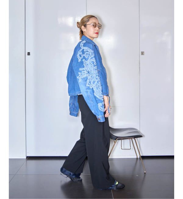 「TAAKK SCULPTURAL EMBROIDERY DENIMBLOUSON TA26SS-BL030：デニムブルゾン」|その他|