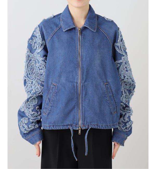  「TAAKK SCULPTURAL EMBROIDERY DENIMBLOUSON TA26SS-BL030：デニムブルゾン」|その他|