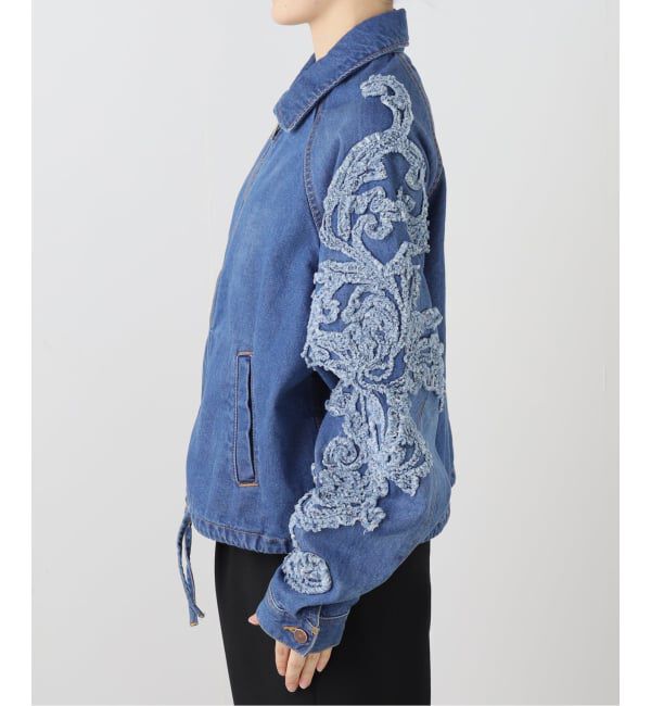  「TAAKK SCULPTURAL EMBROIDERY DENIMBLOUSON TA26SS-BL030：デニムブルゾン」|その他|