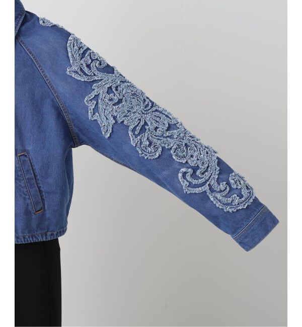  「TAAKK SCULPTURAL EMBROIDERY DENIMBLOUSON TA26SS-BL030：デニムブルゾン」|その他|