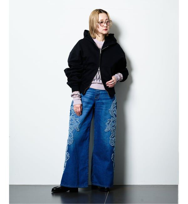  「TAAKK WAVEFORM MESH PULLOVER KNIT TA26SS-KN066：ニット」|ニット・セーター|