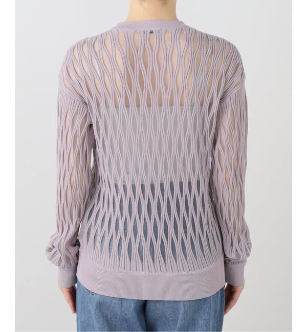  「TAAKK WAVEFORM MESH PULLOVER KNIT TA26SS-KN066：ニット」|ニット・セーター|