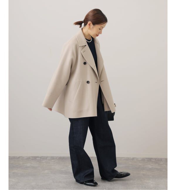 IENA「《追加2》スーパー160ダブルフェイスショートコート」|その他|