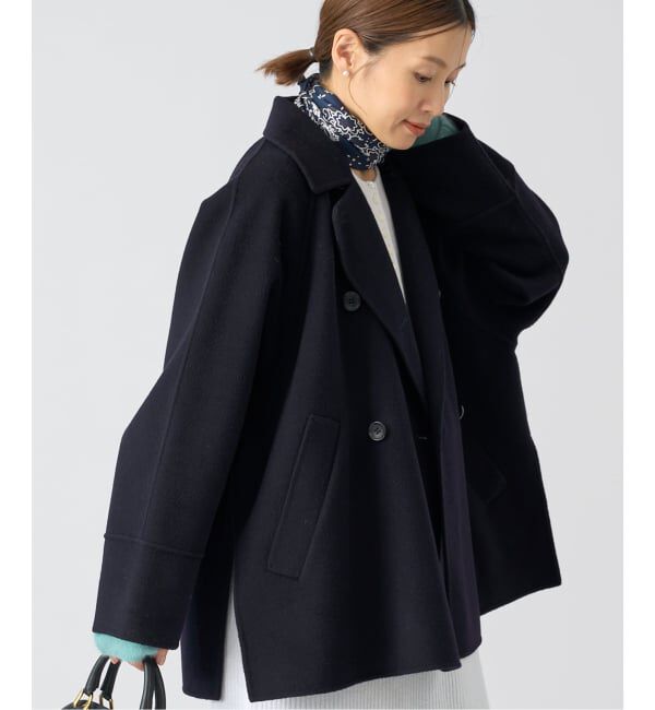 IENA「《追加2》スーパー160ダブルフェイスショートコート」|その他|