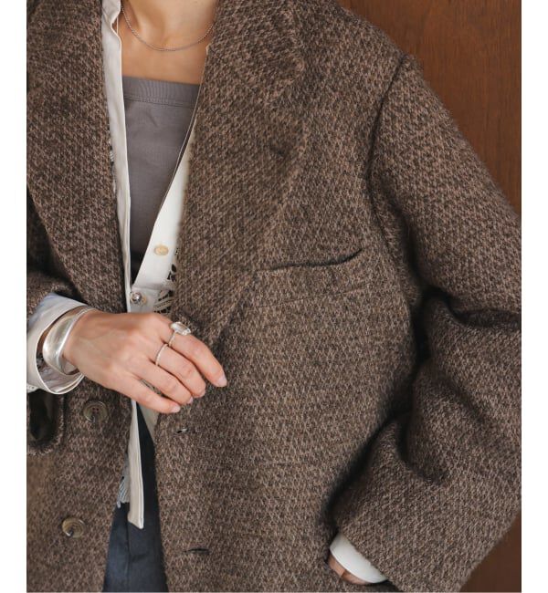 IENA「COUTURE D&rsquo;ADAM/クチュールドアダム アルパカツイードコート」|その他|