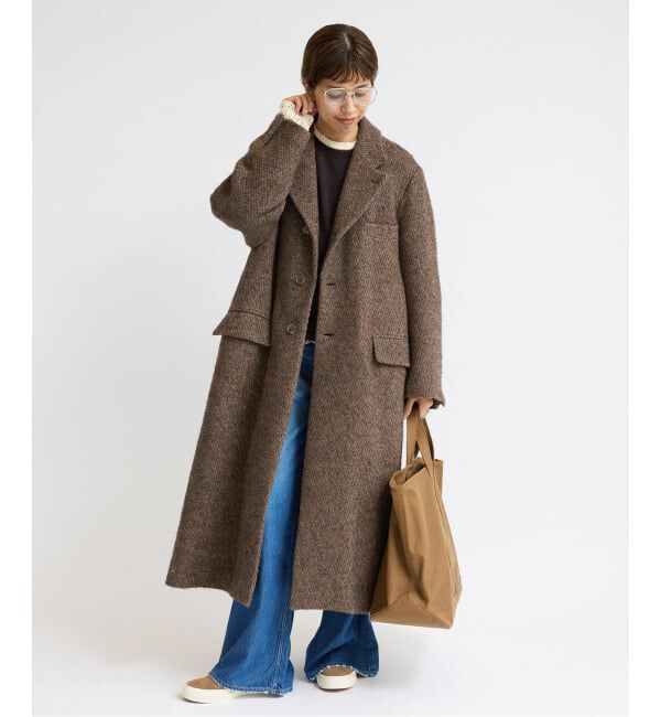 IENA「COUTURE D&rsquo;ADAM/クチュールドアダム アルパカツイードコート」|その他|