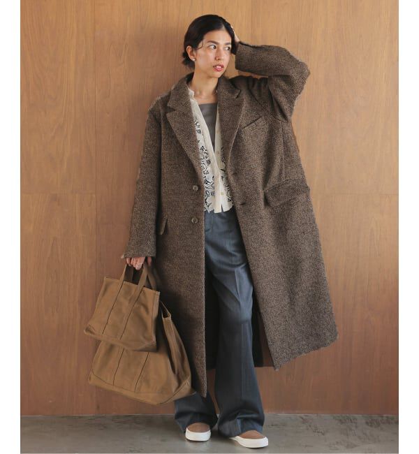 IENA「COUTURE D&rsquo;ADAM/クチュールドアダム アルパカツイードコート」|その他|