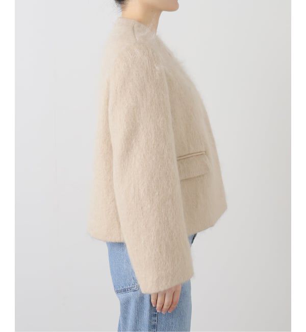 IENA「モヘヤMIXシャギー ショートコート」|その他|