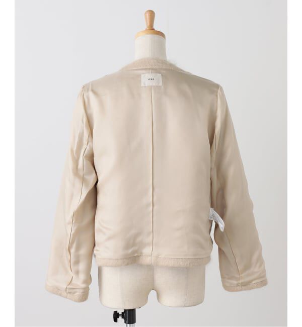 IENA「モヘヤMIXシャギー ショートコート」|その他|