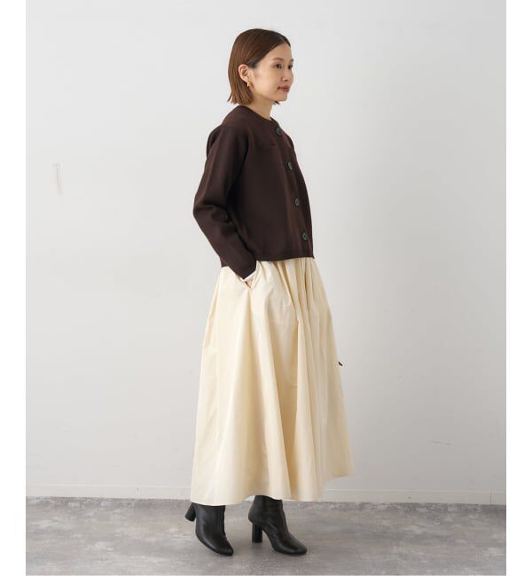 IENA「《追加2》スーパーファインスムースクルーカーディガン」|カーディガン|