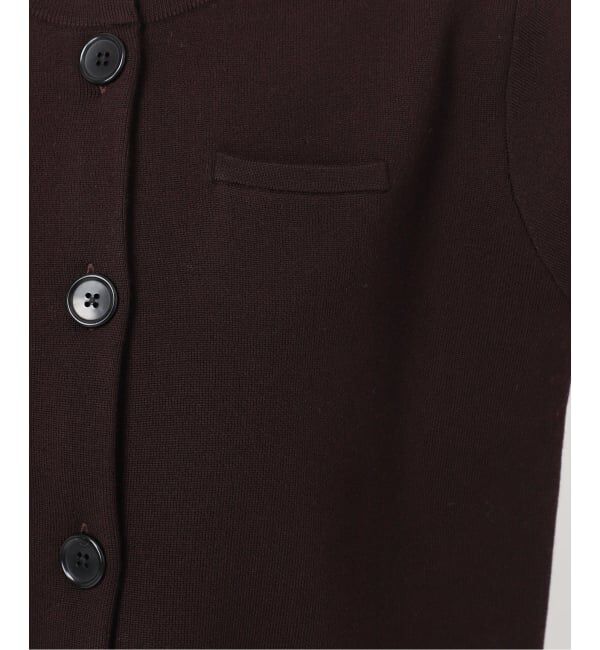 IENA「《追加2》スーパーファインスムースクルーカーディガン」|カーディガン|