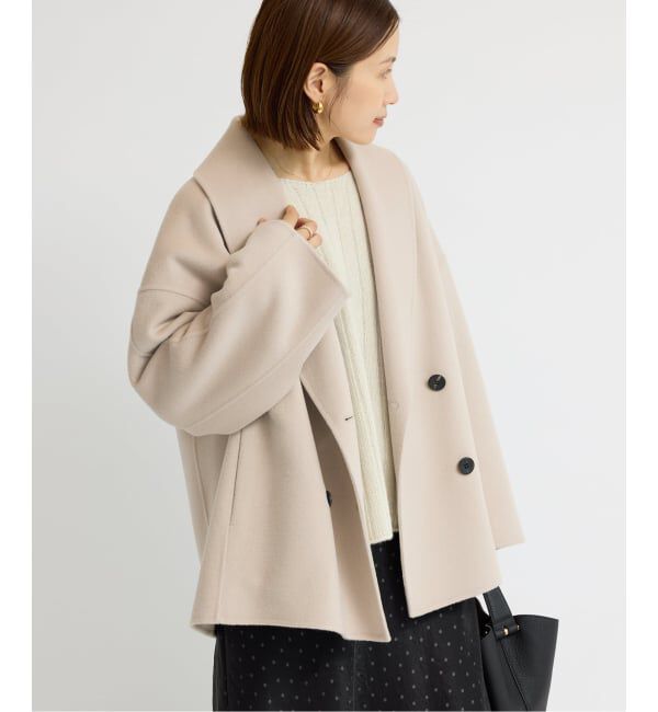 IENA「《追加2》Super160 ショールカラーハーフコート」|その他|