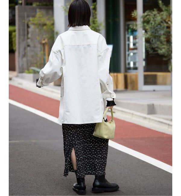 SLOBE IENA「flower pleats アイラインスカート」|スカート|