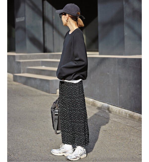 SLOBE IENA「flower pleats アイラインスカート」|スカート|