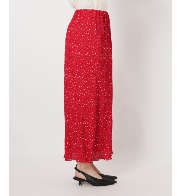 SLOBE IENA「flower pleats アイラインスカート」|スカート|