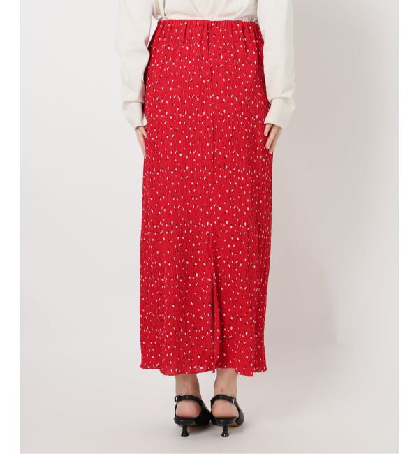 SLOBE IENA「flower pleats アイラインスカート」|スカート|