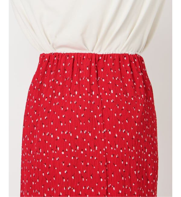 SLOBE IENA「flower pleats アイラインスカート」|スカート|