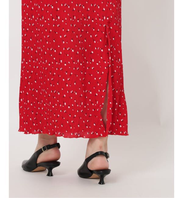 SLOBE IENA「flower pleats アイラインスカート」|スカート|