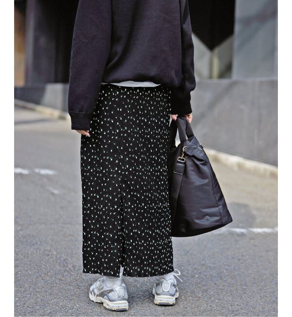 SLOBE IENA「flower pleats アイラインスカート」|スカート|