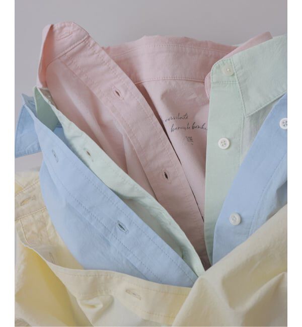 SLOBE IENA「Wash Cotton Color シャツ」|シャツ・ブラウス|
