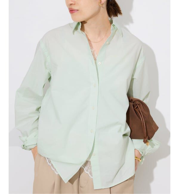 SLOBE IENA「Wash Cotton Color シャツ」|シャツ・ブラウス|