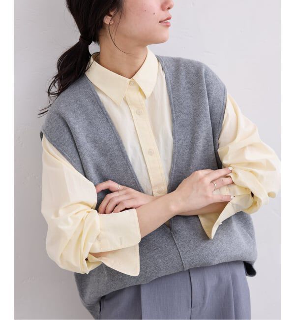 SLOBE IENA「Wash Cotton Color シャツ」|シャツ・ブラウス|イエロー