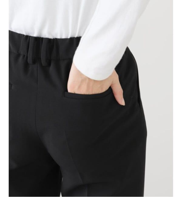 VERMEIL par iena「《追加3》ダブルクロスストレッチパンツ」|スラックス|
