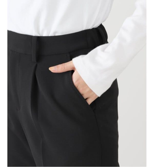 VERMEIL par iena「《追加3》ダブルクロスストレッチパンツ」|スラックス|