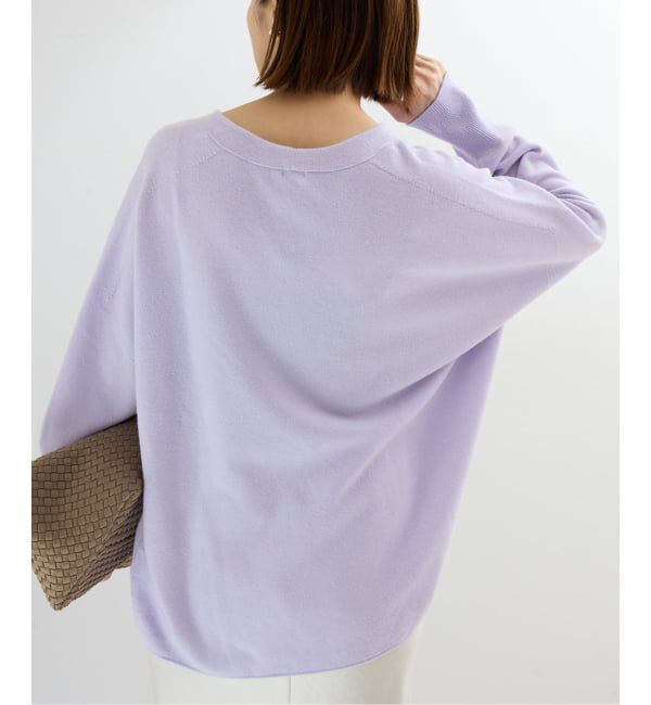 IENA「《追加4》Fineニュージーウール ニュアンス Vプルオーバー」|ニット・セーター|