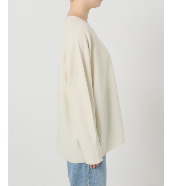 IENA「《追加4》Fineニュージーウール ニュアンス Vプルオーバー」|ニット・セーター|